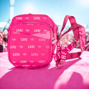 CURE By WCC X Rolling Loud Hot Pink 3M Reflective Messenger Bag New In Bag RARE